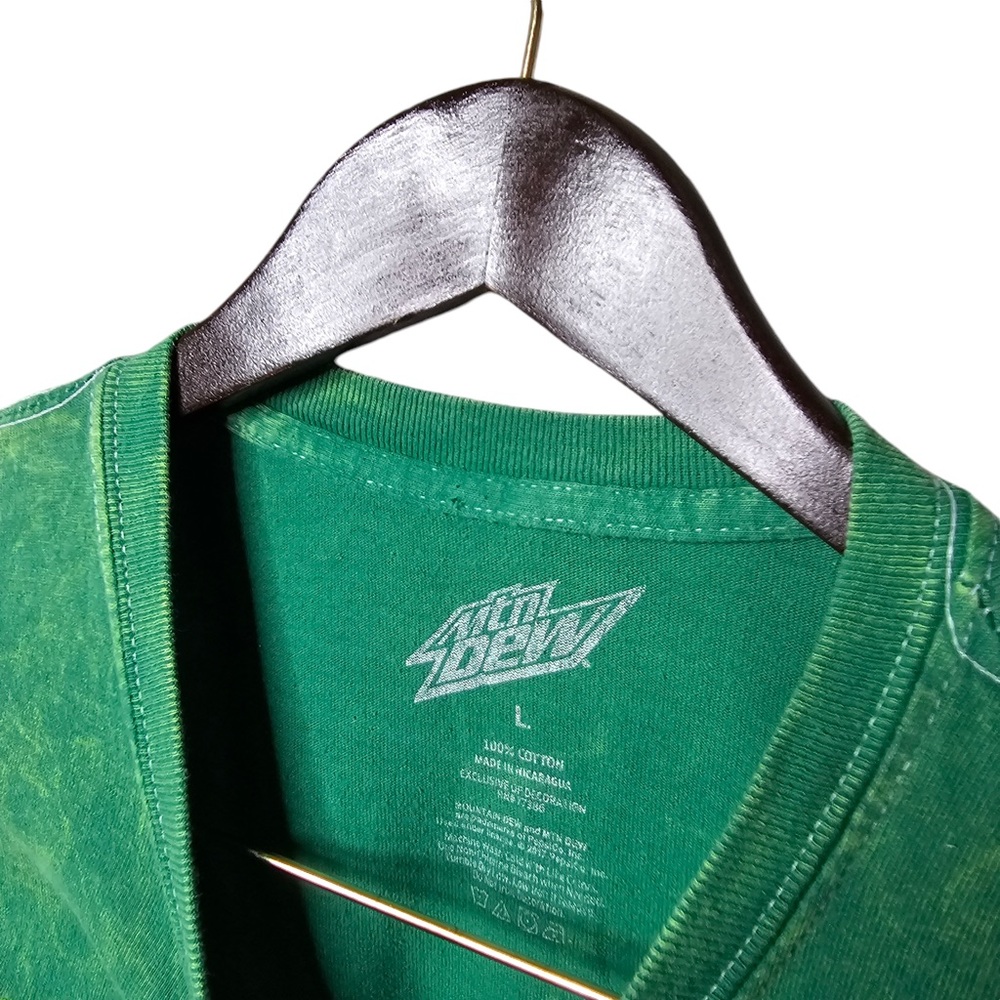 Mountain Dew Graphic T Shirt Men’s Large Short Sleeve Tee - Amazing Condition - Picture 5 of 5